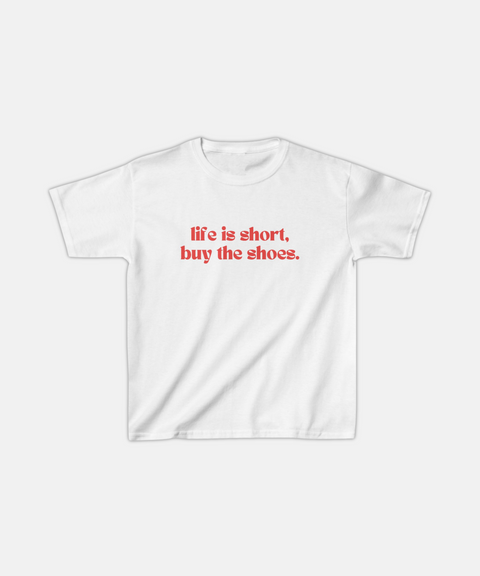 "LIFE IS SHORT" BABY TEE