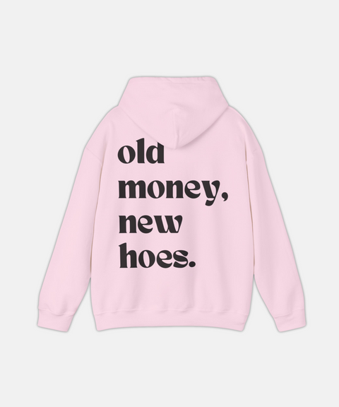 "OLD MONEY, NEW HOES." HOODIE