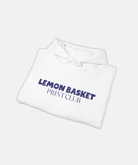 "LEMON BASKET PRINT CLUB" HOODIE