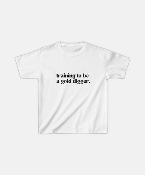 "GOLD DIGGER." BABY TEE