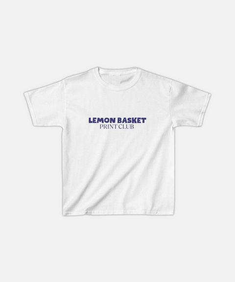 "LEMON BASKET PRINT CLUB" BABY TEE