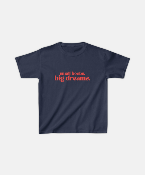 "SMALL BOOBS" BABY TEE