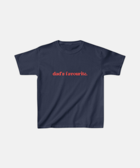 "DAD'S FAVOURITE." BABY TEE